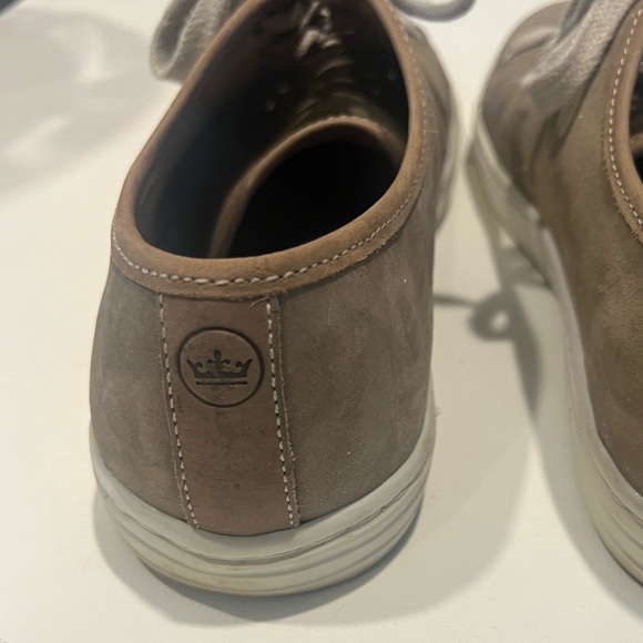 Peter Millar Summer Sneakers Gray or Tan Nubuck Shoes .Sz 9 - Picture 9 of 12